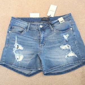 New Judy Blue Denim Shorts Size Large